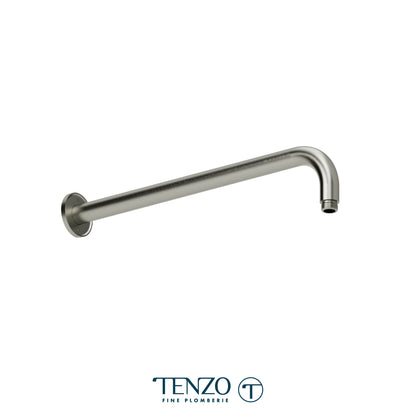 Tenzo Fine Plomberie Round Flat Wall Mount Shower Arm, 40 cm [16"] - SA-613