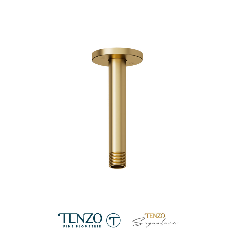 Tenzo Fine Plomberie Round Ceiling Shower Arm, 15 cm [6"] - SA-709-06