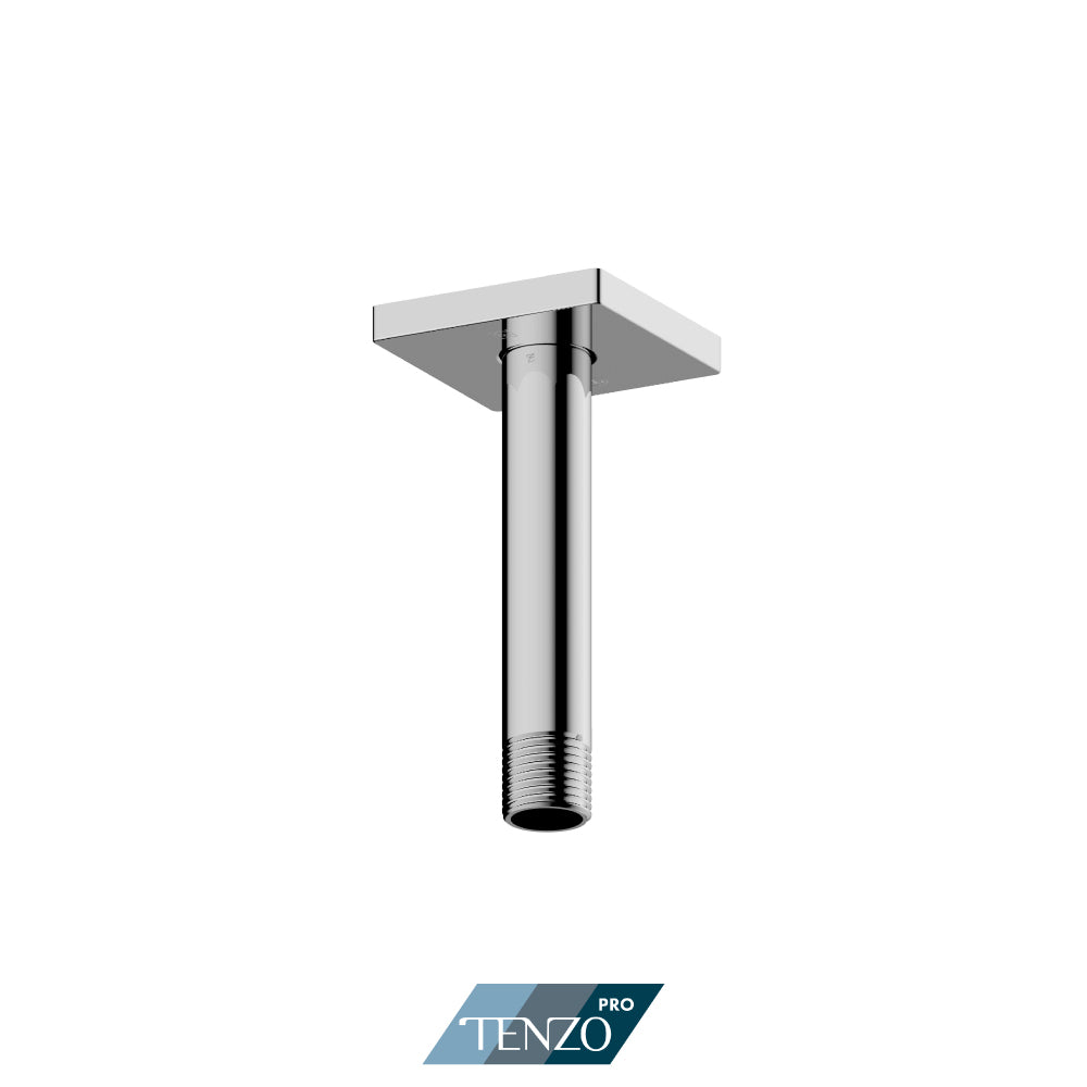 Tenzo Fine Plomberie Square Ceiling Shower Arm, 15 cm [6"] - SA-711-06