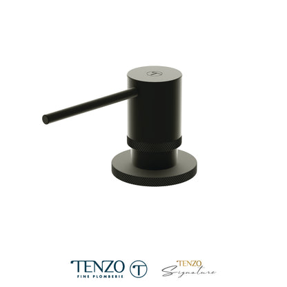 Tenzo Bellacio Deck Mount Soap Dispenser, Fine Knurl - SD-BE-01-F