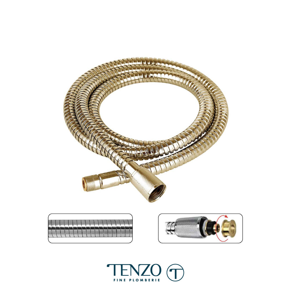 Tenzo Stretchable Shower Hose, 150 to 225 cm [59 to 88"] - SSHE-150