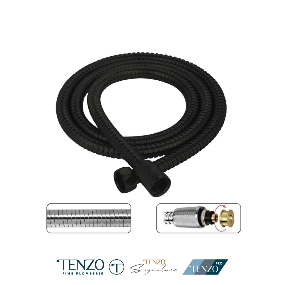 Tenzo SSHE-150 stretchable shower hose, matte black