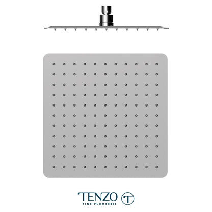 Tenzo AirBoost Square Rain Shower Head, 30 x 30 cm Stainless Steel - SSTS-12-Q