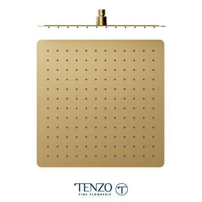 Tenzo AirBoost Square Rain Shower Head, 40 x 40 cm Stainless Steel - SSTS-16-Q
