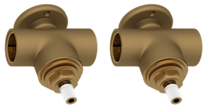 3/4" Valve Roughs For Wall Mount Cross Handle Set Eunoia Home