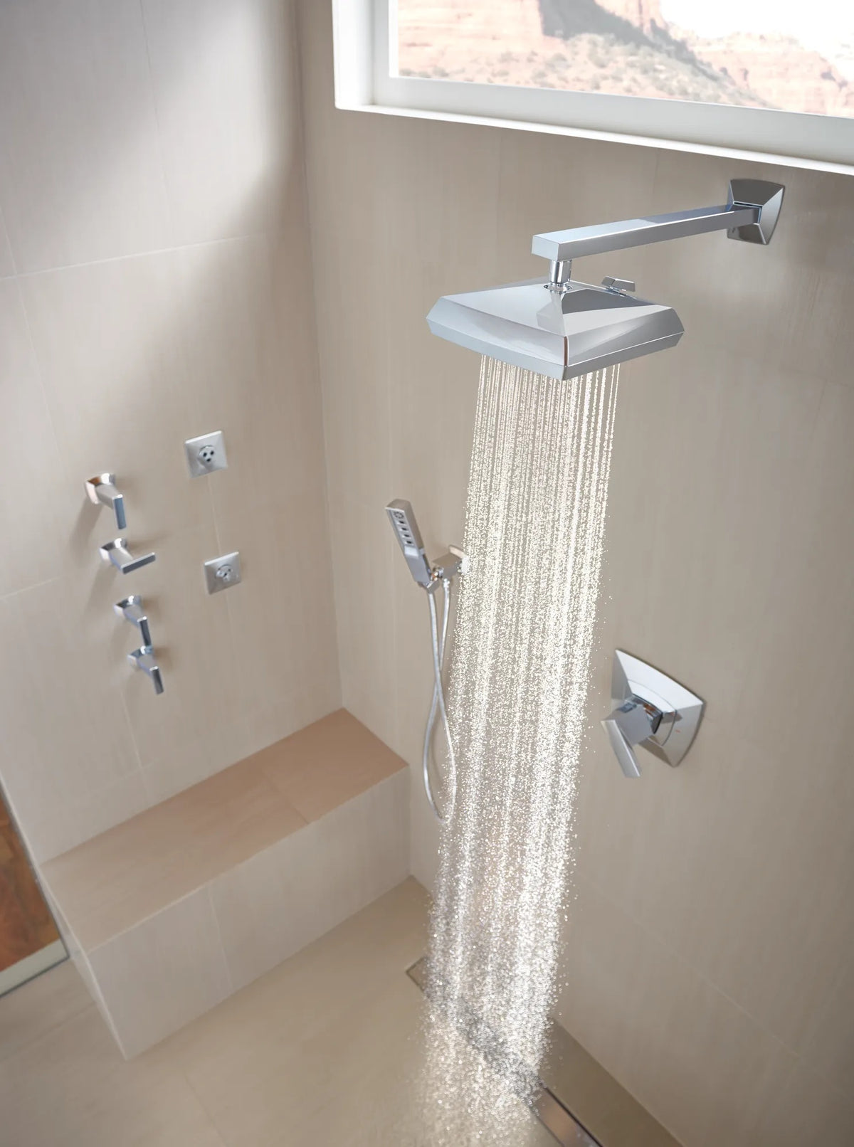 Brizo HydraChoice Max Square Body Spray - lifestyle 13