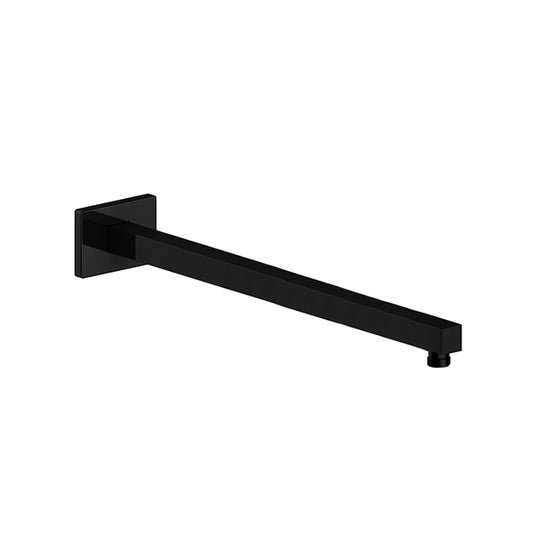 Vogt 16 inch Square Wall-Mount Shower Arm WA.01.16 in Matte Black
