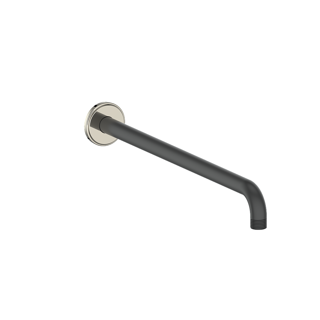Vogt Zehn 16" Wall Arm - Polished Nickel / Matte Black (WA.09.16.PB)