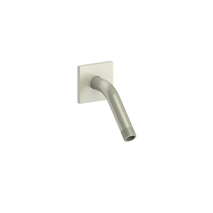 Vogt 6 inch Wall-Mount Shower Arm with Square Flange WA.41.07 in Brushed Nickel