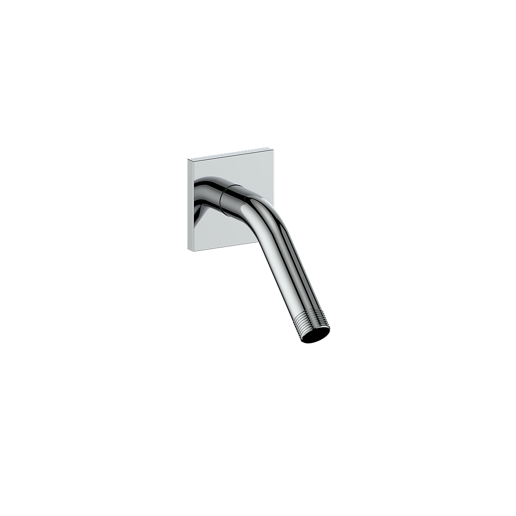 Vogt 6 inch Wall-Mount Shower Arm with Square Flange WA.41.07 in Polished Chrome
