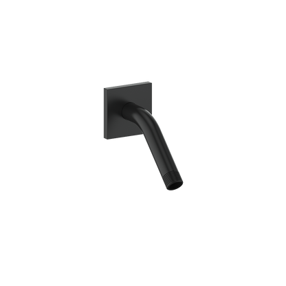 Vogt 6 inch Wall-Mount Shower Arm with Square Flange WA.41.07 in Matte Black