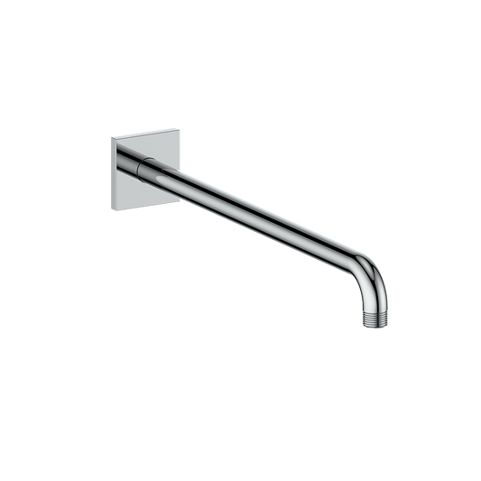 Vogt 16 inch Wall-Mount Shower Arm with Square Flange WA.41.16 in Polished Chrome