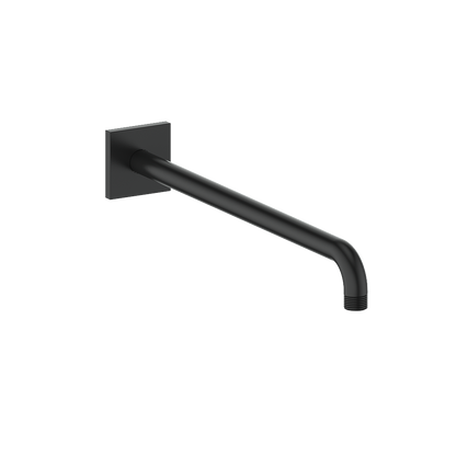 Vogt 16 inch Wall-Mount Shower Arm with Square Flange WA.41.16 in Matte Black