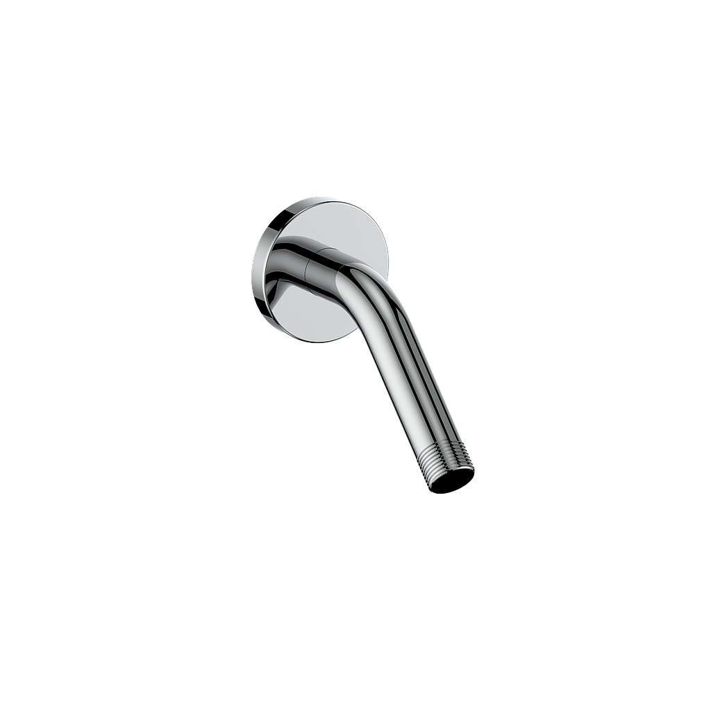 Vogt 6 inch Wall-Mount Shower Arm with Round Flange WA.42.07 in Polished Chrome