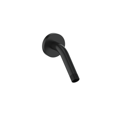 Vogt 6 inch Wall-Mount Shower Arm with Round Flange WA.42.07 in Matte Black