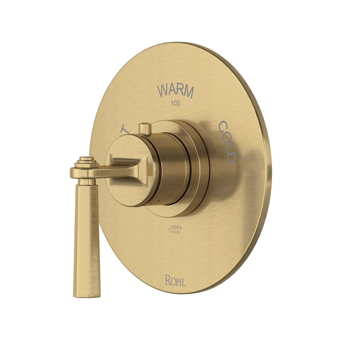 Rohl Modelle 3/4" Thermostatic Trim Without Volume Control With Lever Handle - TMD13W1LM
