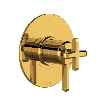 Rohl Apothecary 1/2" Thermostatic & Pressure Balance Trim With 3 Functions (No Share) - TAP47W1LM