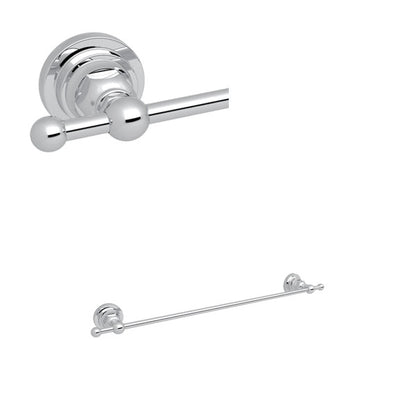 Rohl San Giovanni 18 Inch Towel Bar A1484LI - Polished Chrome