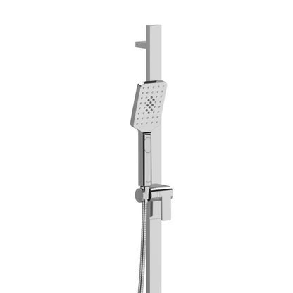 Riobel Handshower Set With 32" Slide Bar and 3-Function Handshower - 4845