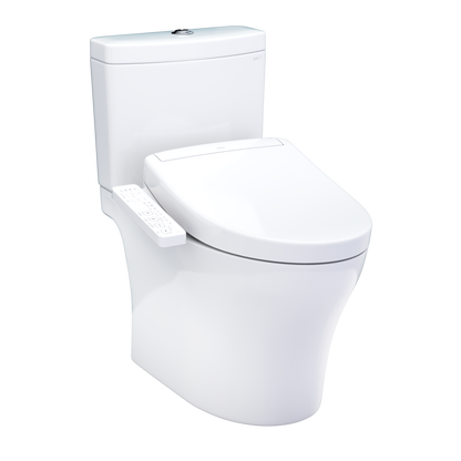 TOTO Aquia IV Washlet+ S2 Two-Piece Toilet - 1.28/0.9 GPF - Universal Height
