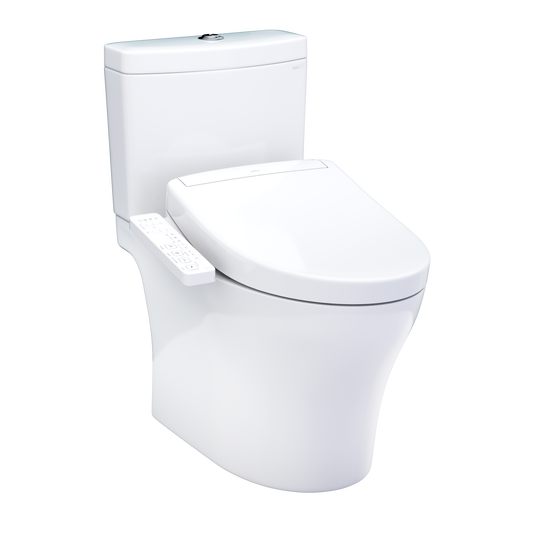 TOTO Aquia IV Washlet+ S2 Two-Piece Toilet - 1.28/0.9 GPF - Regular Height