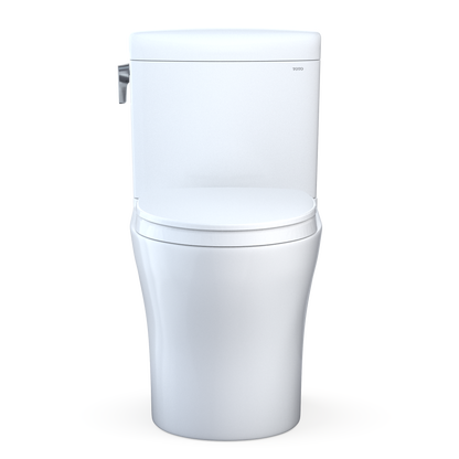 TOTO Aquia IV Cube Two-Piece Toilet 1.28/0.9 GPF Elongated - Universal Height - Washlet+ Connection