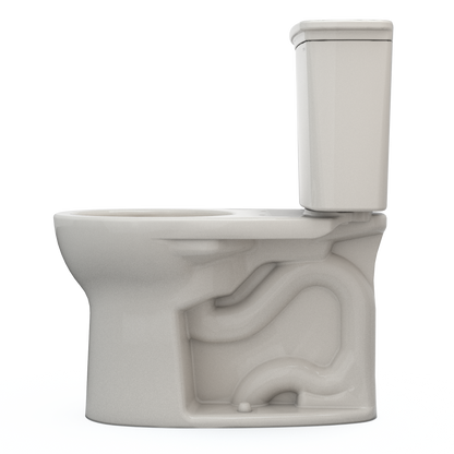 TOTO Drake Transitional Two-Piece Round Toilet 1.28 GPF Universal Height