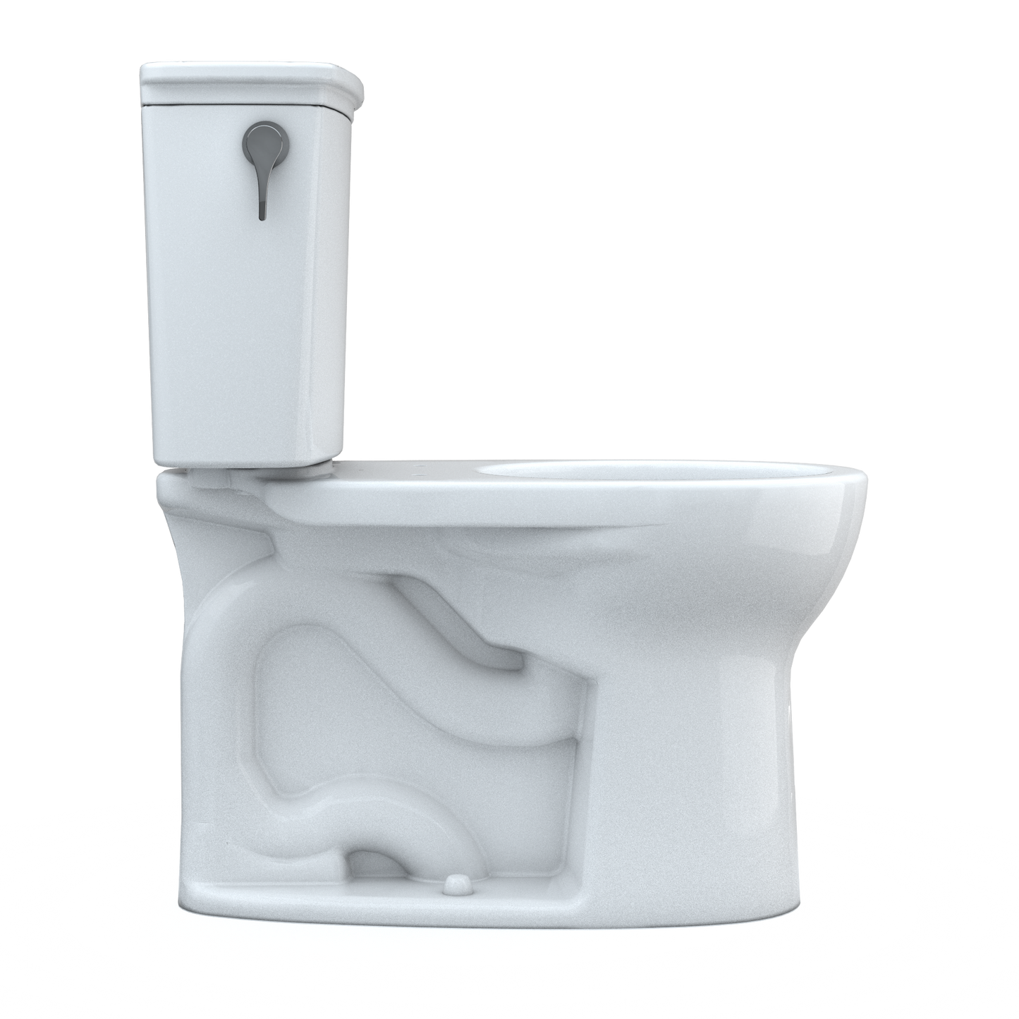 TOTO Drake Transitional Two-Piece Round Toilet 1.28 GPF Universal Height