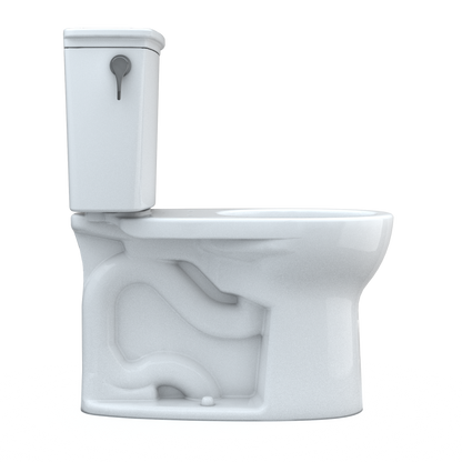 TOTO Drake Transitional Two-Piece Round Toilet 1.28 GPF Universal Height