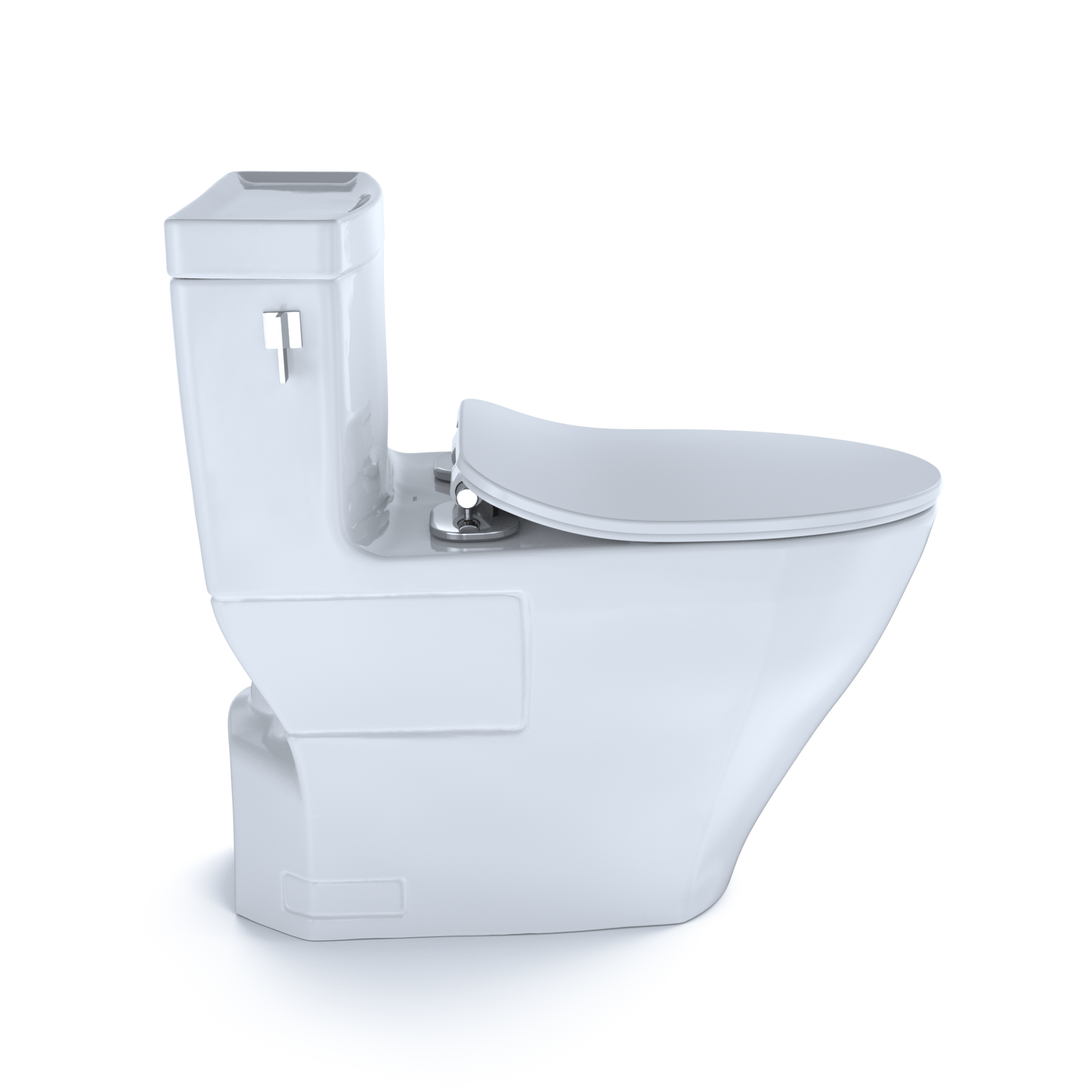 TOTO Legato One-Piece High-Efficiency Toilet 1.28 GPF, Elongated, Universal Height, Washlet+ Connection
