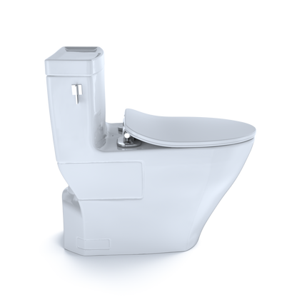 TOTO Legato One-Piece High-Efficiency Toilet 1.28 GPF, Elongated, Universal Height, Washlet+ Connection