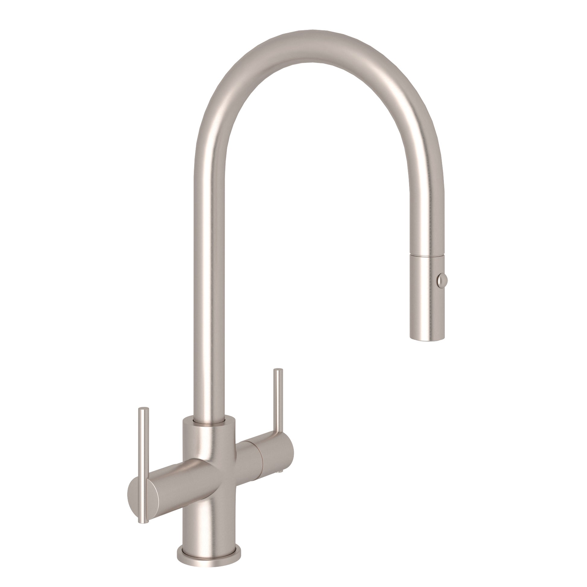 Rohl Pirellone Two Handle Pull-Down Kitchen Faucet - CY657L-STN-2