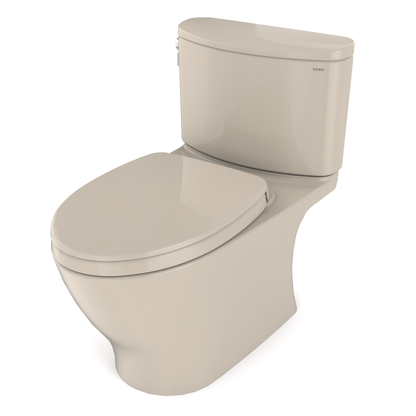 TOTO Nexus Elongated 1G Two-Piece Toilet, 1.0 GPF Universal Height, Washlet+ Connection