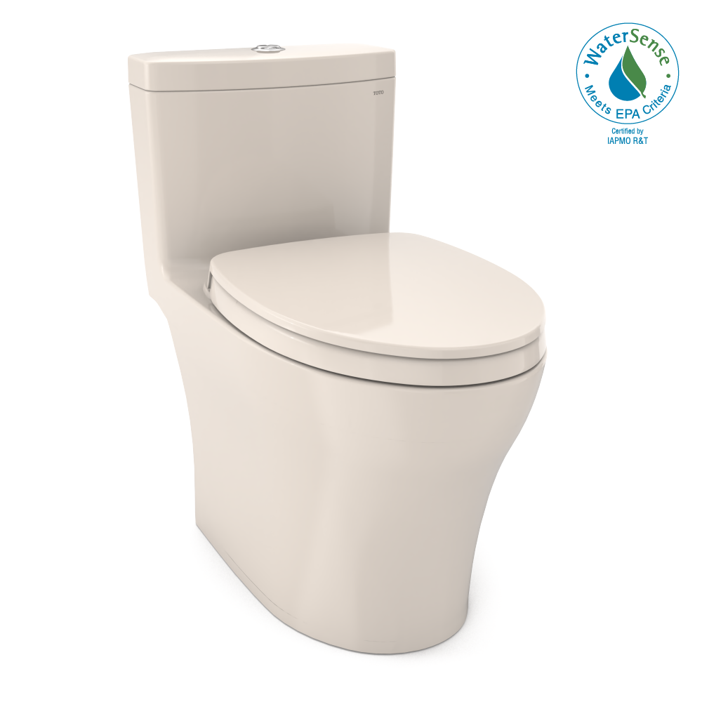 TOTO Aquia IV One-Piece Toilet - 1.28/0.9 GPF - Elongated - Universal Height - WASHLET+