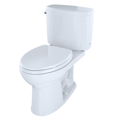 TOTO Drake II Two-piece Toilet - 1.28 GPF - Elongated - Universal Height Less Seat