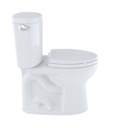 TOTO Drake II Two-piece Toilet -1.28 GPF- Round - Universal Height Less Seat