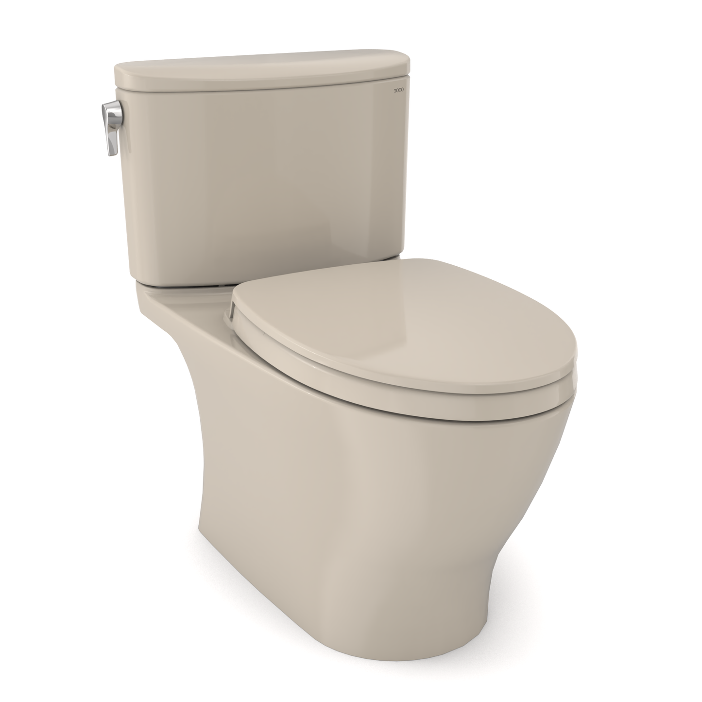 TOTO Nexus Elongated 1G Two-Piece Toilet, 1.0 GPF Universal Height, Washlet+ Connection