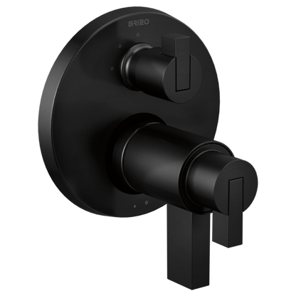 Brizo Litze T75535 BL with HL7532-BL handle kit; handles and rough-in sold separately