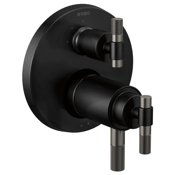 Brizo Litze T75535 BL with HL7533-BLSL handle kit; handles and rough-in sold separately