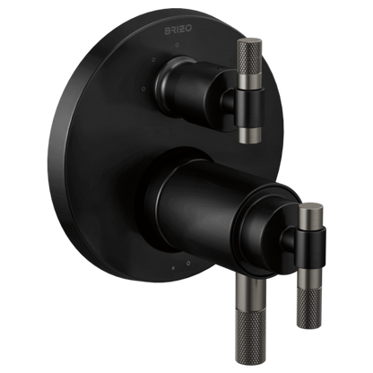 Brizo Litze T75535 BL with HL7533-BLSL handle kit; handles and rough-in sold separately