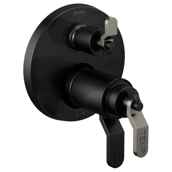 Brizo Litze T75535 BL with HL7534-BLSL handle kit; handles and rough-in sold separately
