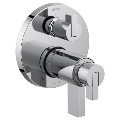 Brizo Litze T75535 PC with HL7532-PC handle kit; handles and rough-in sold separately