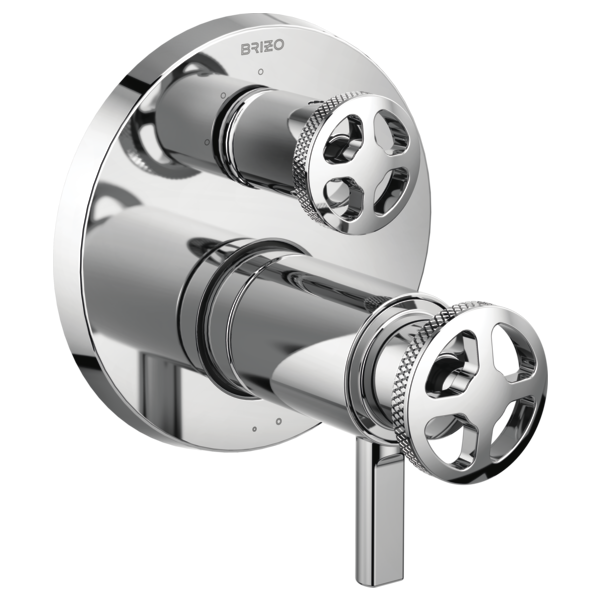 Brizo Litze T75535 PC with HW7532-PC handle kit; handles and rough-in sold separately