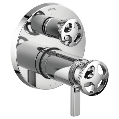 Brizo Litze T75535 PC with HW7532-PC handle kit; handles and rough-in sold separately