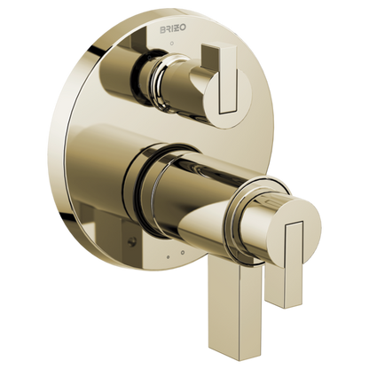 Brizo Litze T75535 PN with HL7532-PN handle kit; handles and rough-in sold separately