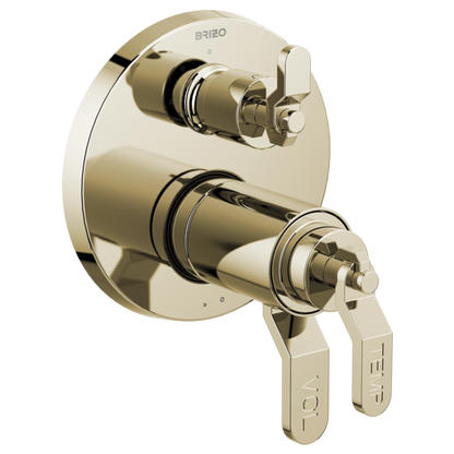 Brizo Litze T75535 PN with HL7534-PN handle kit; handles and rough-in sold separately