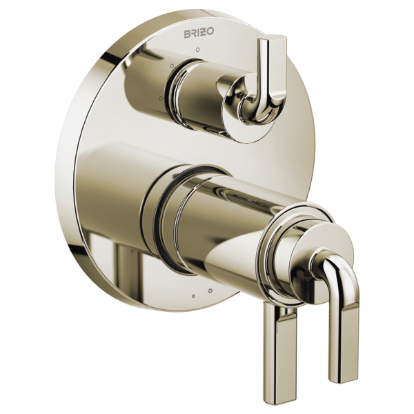 Brizo Litze T75535 PN with HL7539-PN handle kit; handles and rough-in sold separately