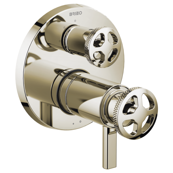 Brizo Litze T75535 PN with HW7532-PN handle kit; handles and rough-in sold separately