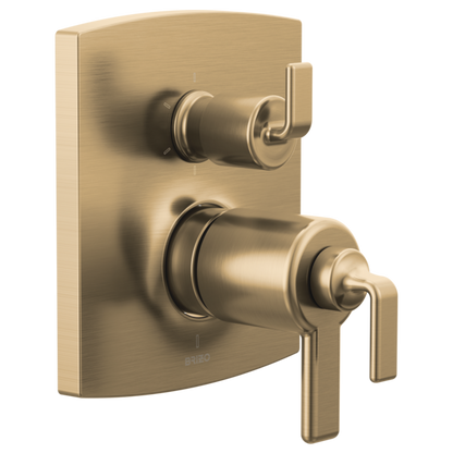 Brizo T75606 GL trim shown with HL7567 handles; handles and rough-in sold separately