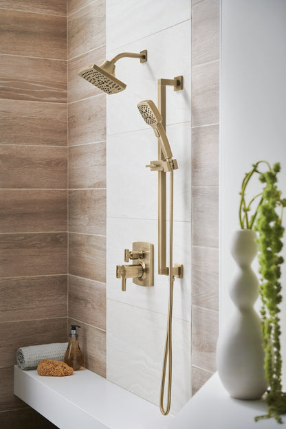 Brizo T75606 GL installed setting; handles, rough-in and other fixtures sold separately
